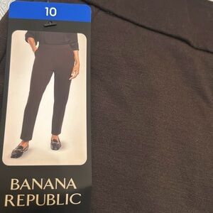NWT Banana Republic Womens Brown Ponte Pants size 10